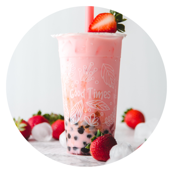 Strawberry Bouncy Bubble Boba